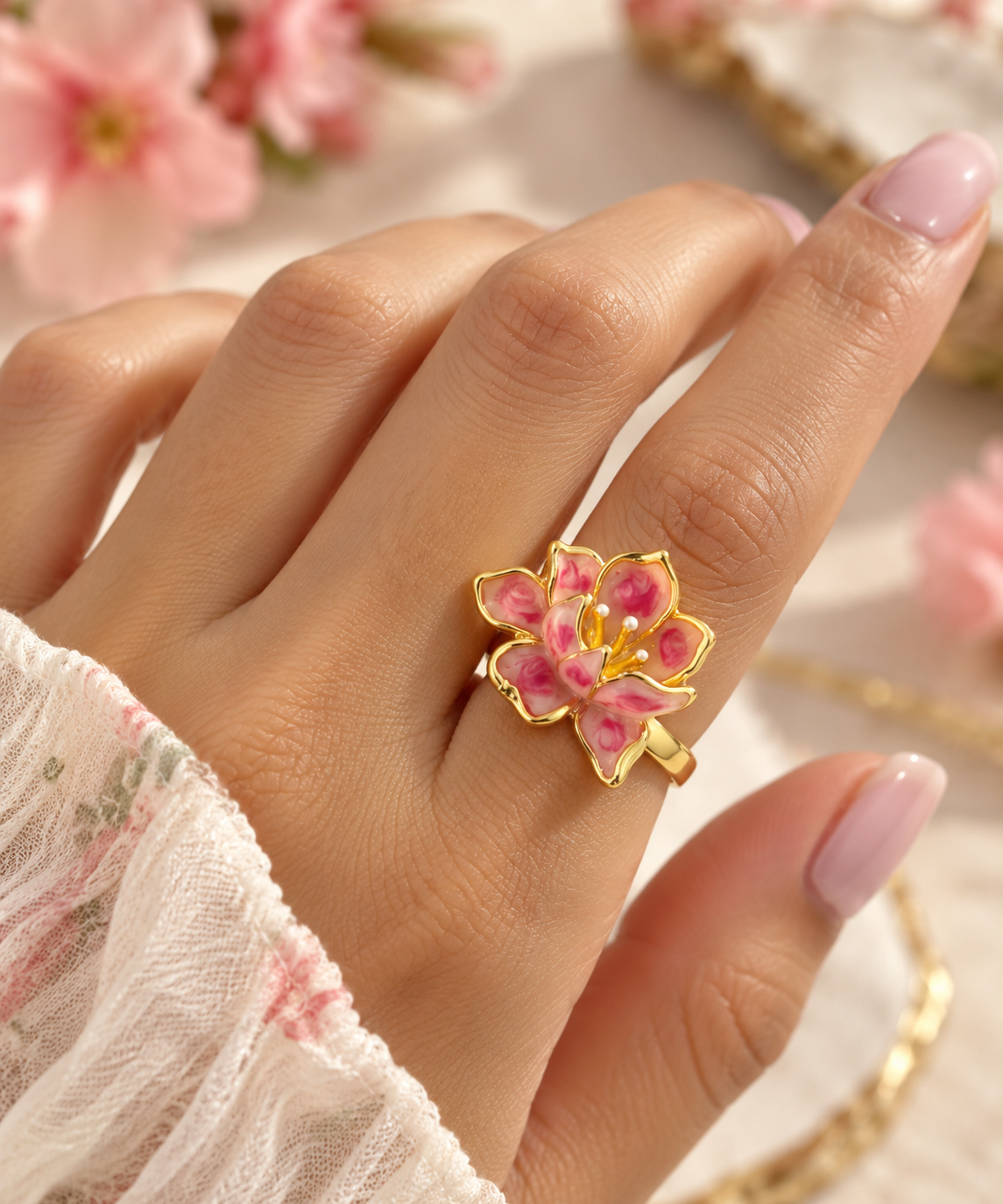 Plum Blossom Ring