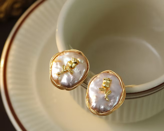 Rose Reverie Stud Earrings