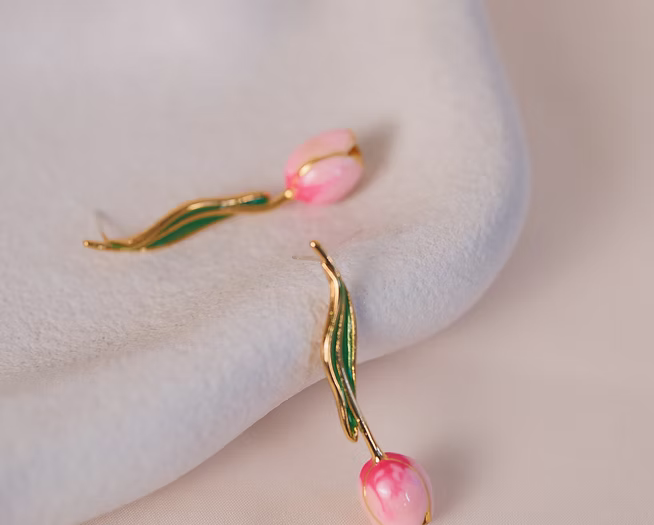 Tulip Cascade Earrings