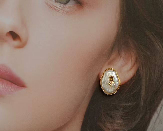 Rose Reverie Stud Earrings