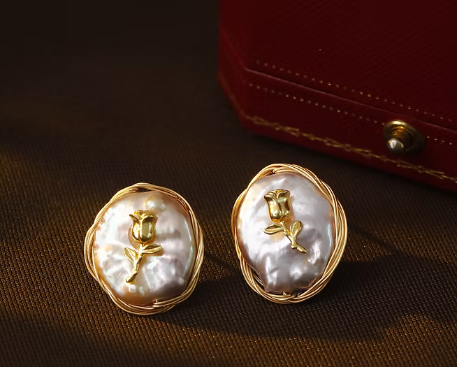 Rose Reverie Stud Earrings