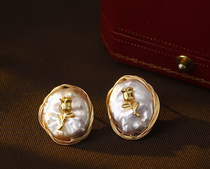 Rose Reverie Stud Earrings
