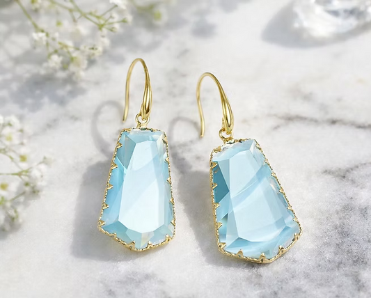 Talia Sea Glass Crystal Drops