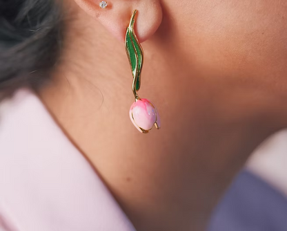 Tulip Cascade Earrings