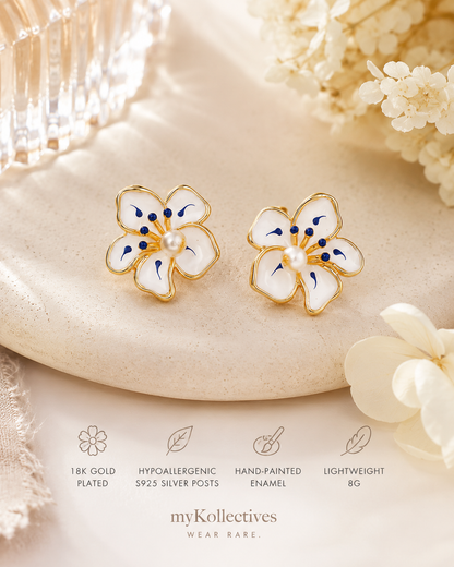 Anemone Petal Studs