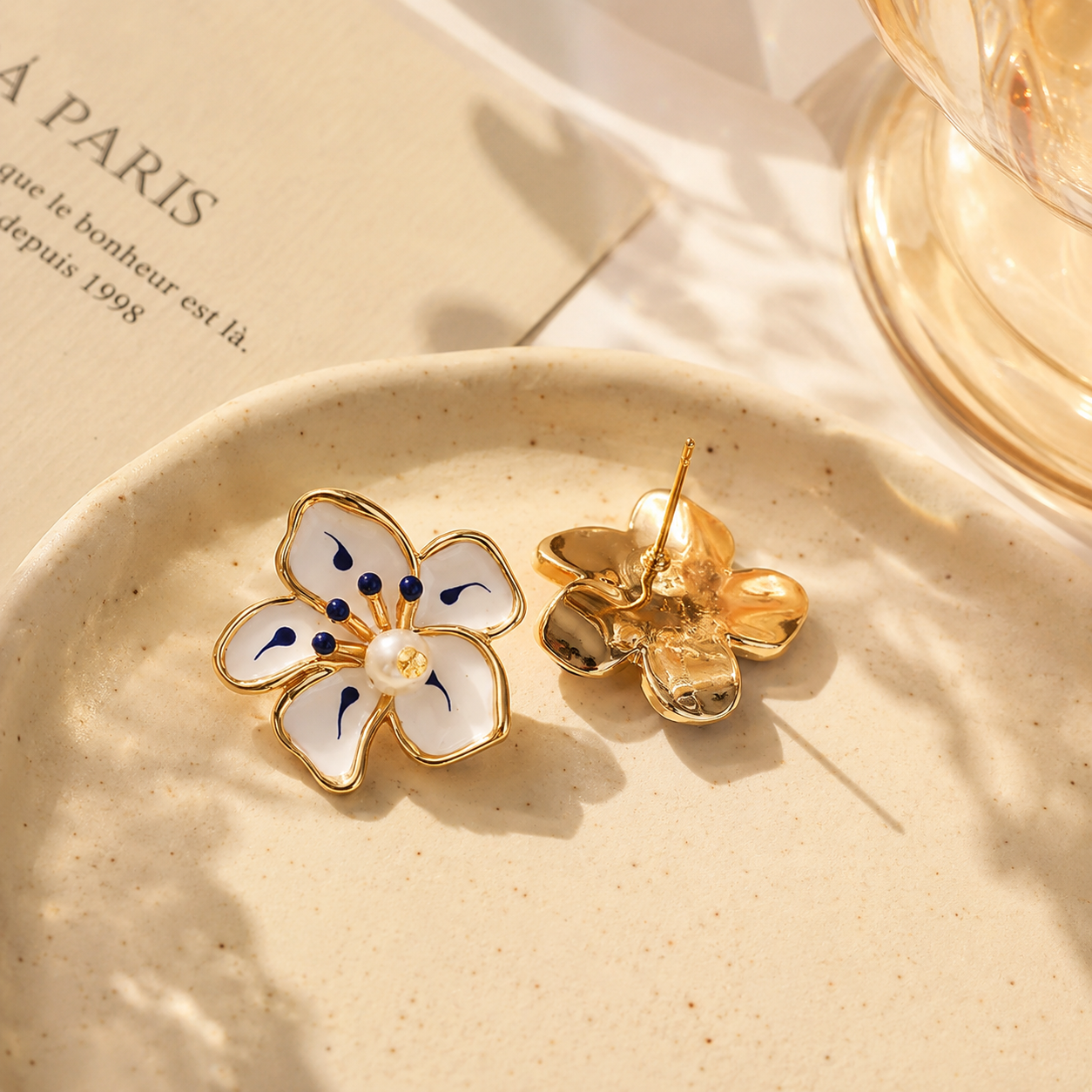 Anemone Petal Studs