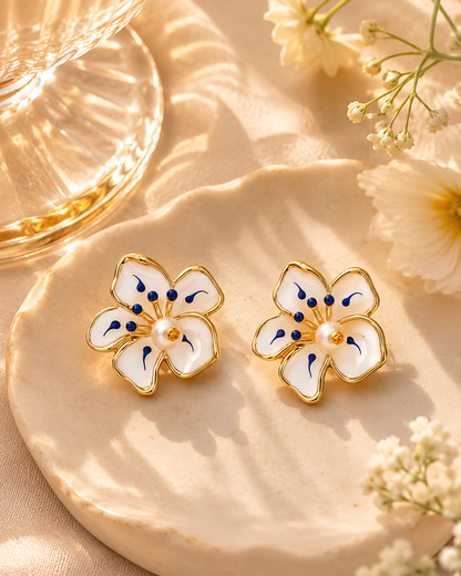 Anemone Petal Studs