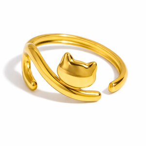 Kitty Curl Ring