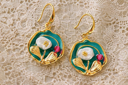 Evelyn's Garden Gem Earrings