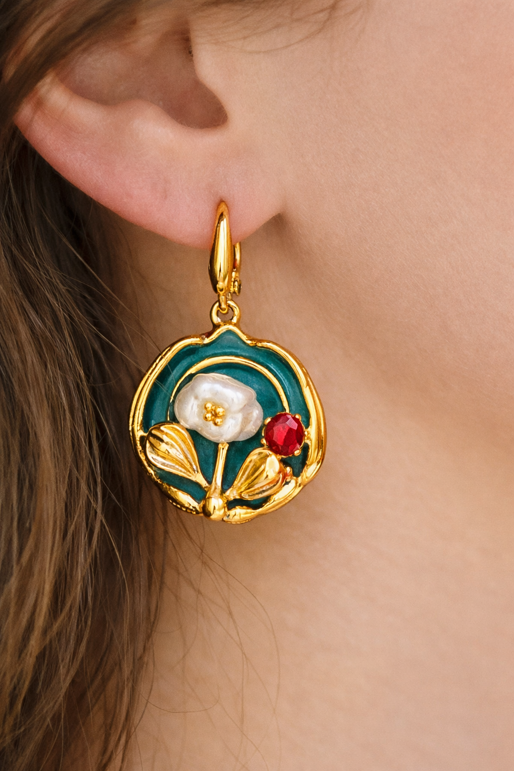 Evelyn's Garden Gem Earrings