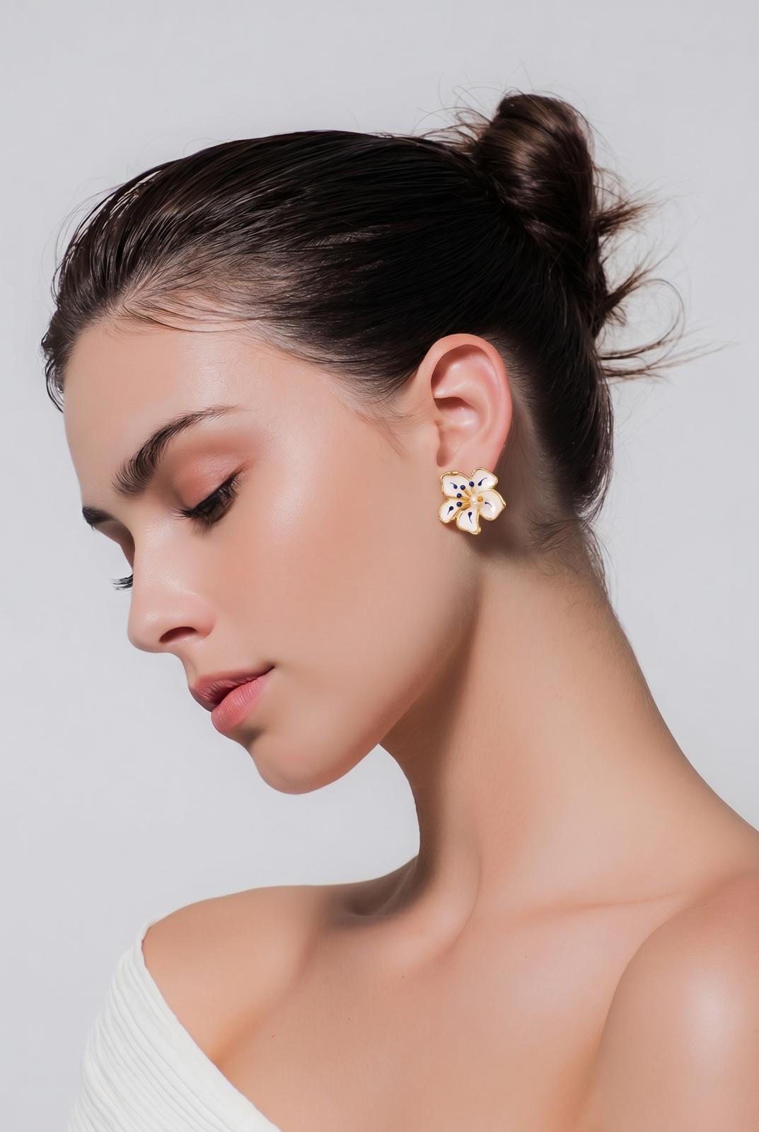 Anemone Petal Studs